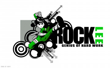 Картинка аниме naruto рок ли