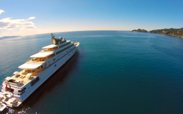 Картинка корабли Яхты вода море океан волны корабль