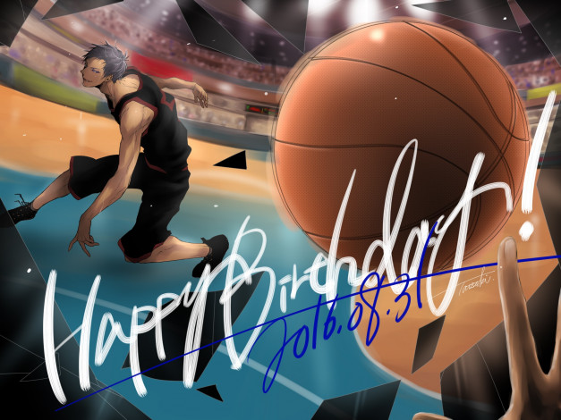 Обои картинки фото аниме, kuroko no baske, дайки