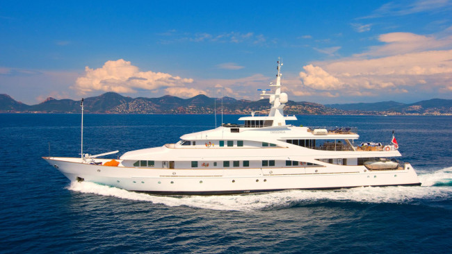 Обои картинки фото корабли, Яхты, вода, волны, океан, море, корабль