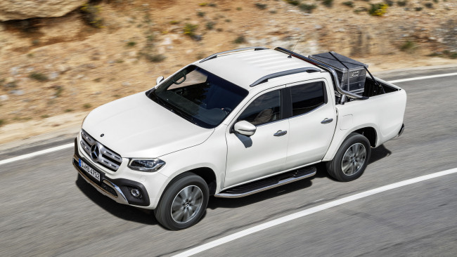 Обои картинки фото mercedes-benz x-class pickup line power 2018, автомобили, mercedes-benz, 2018, power, x-class, pickup, line