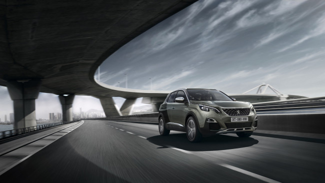 Обои картинки фото peugeot 3008 gt 2017, автомобили, peugeot, 2017, gt, 3008