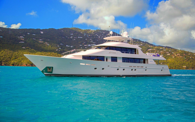 Обои картинки фото корабли, Яхты, море, яхта, пейзаж