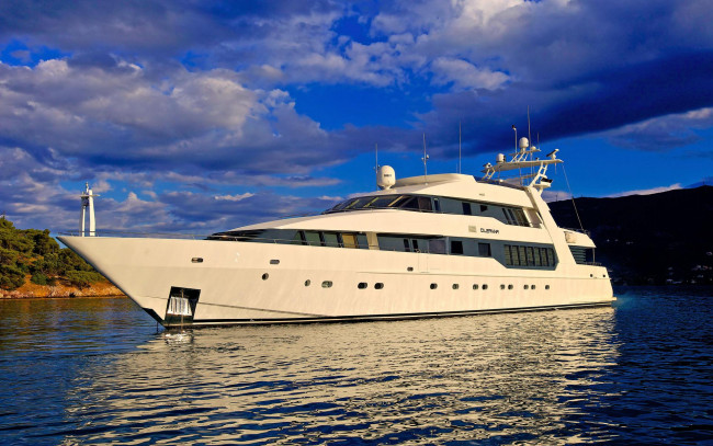 Обои картинки фото корабли, Яхты, пейзаж, яхта, море