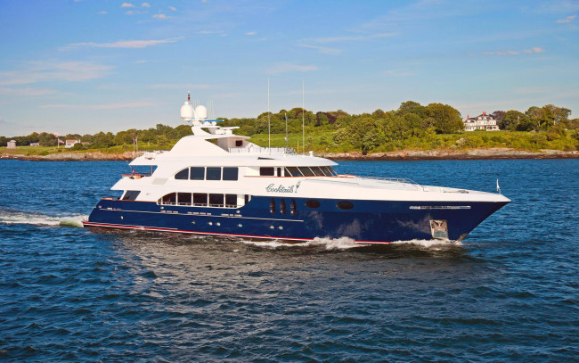 Обои картинки фото корабли, Яхты, волны, вода, море, корабль, океан