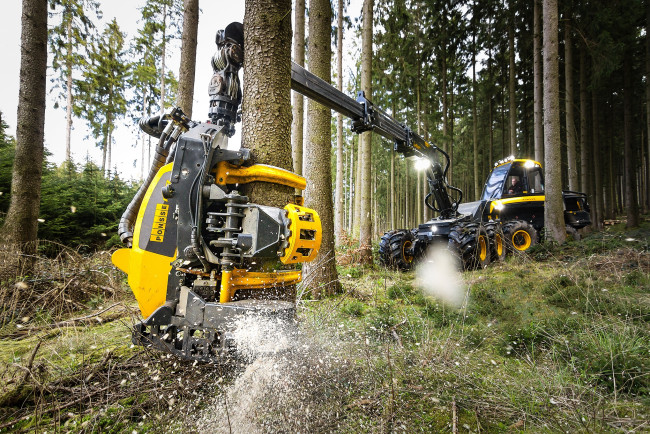 Обои картинки фото техника, лесоповалочная техника, лесозаготовка