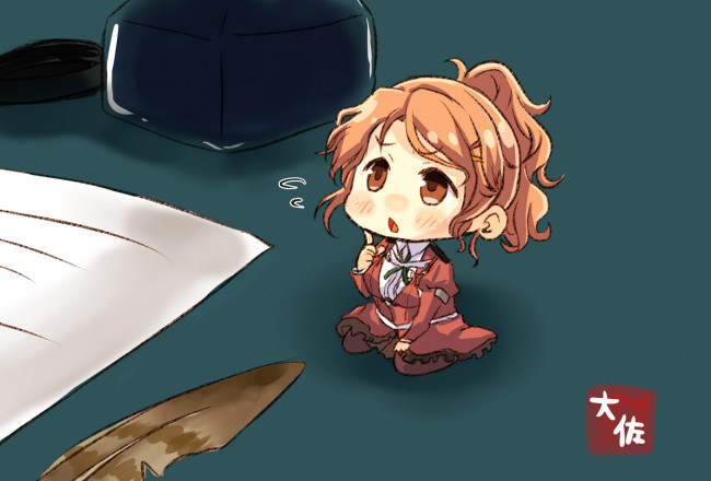 Обои картинки фото аниме, kantai collection, kantai, collection