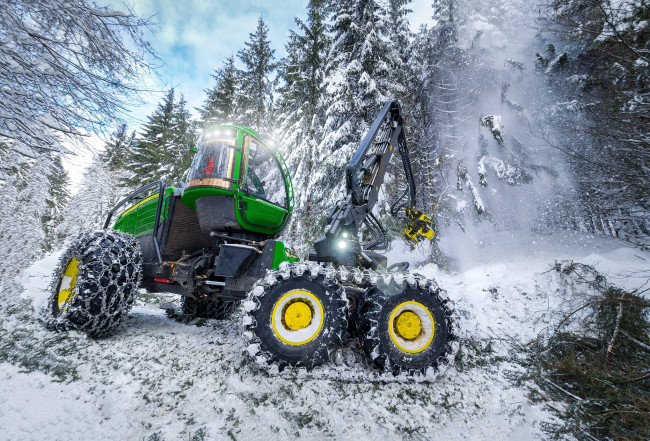 Обои картинки фото техника, лесоповалочная техника, лесозаготовка