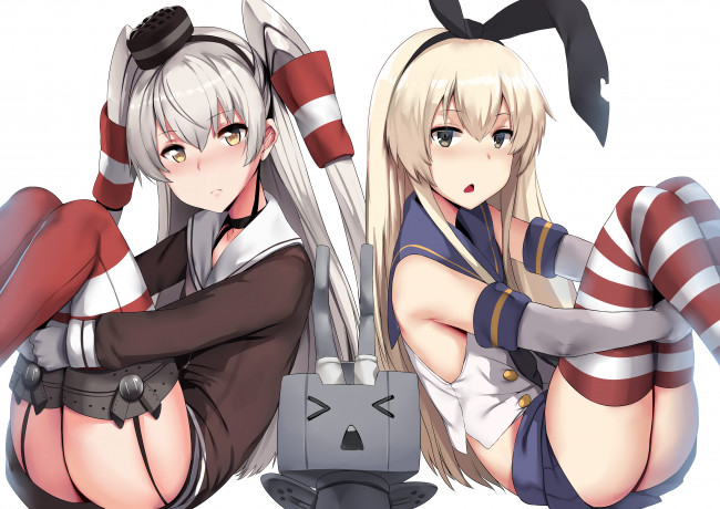 Обои картинки фото аниме, kantai collection, kantai, collection