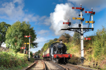 Картинка техника паровозы состав локомотив