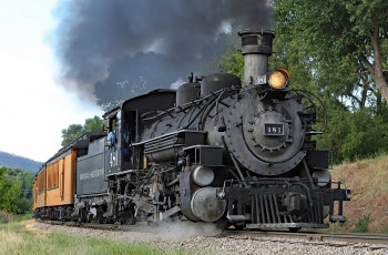 Картинка техника паровозы локомотив состав