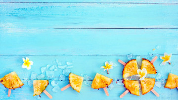 Картинка еда ананас