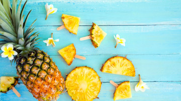 Картинка еда ананас