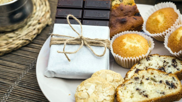 Картинка еда пирожные +кексы +печенье кексы