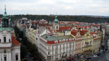 Картинка города прага+ Чехия панорама