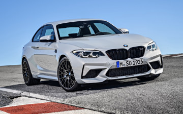 Картинка автомобили bmw белый m2 2018 бмв