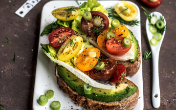 Картинка еда бутерброды +гамбургеры +канапе бутерброд