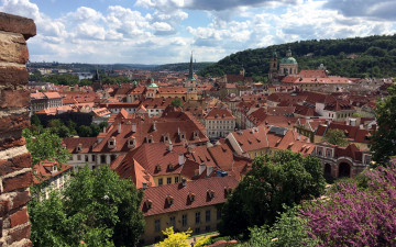 Картинка города прага+ Чехия панорама