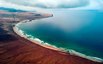 Картинка природа побережье облака вода