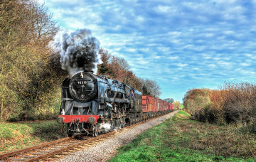 Картинка техника паровозы состав локомотив