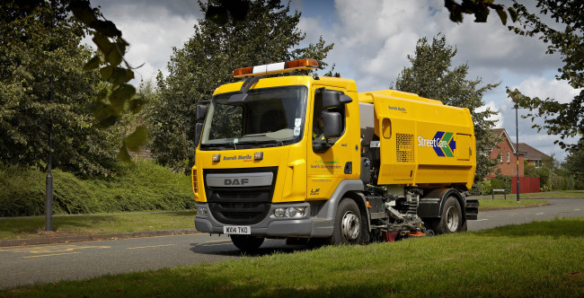 Обои картинки фото техника, дорожные пылесосы, грузовик, седельный, тягач