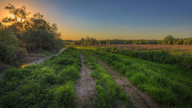 Обои картинки фото природа, дороги, простор