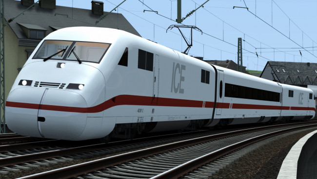 Обои картинки фото техника, 3d, поезд, вагоны