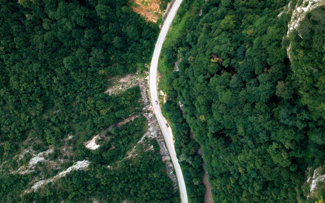 Обои картинки фото природа, дороги, панорама