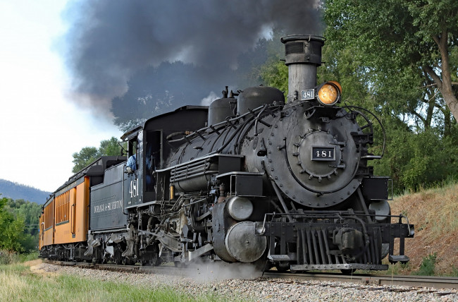Обои картинки фото техника, паровозы, локомотив, состав