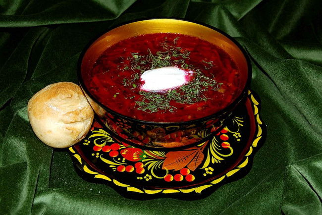 Обои картинки фото еда, первые блюда, борщ