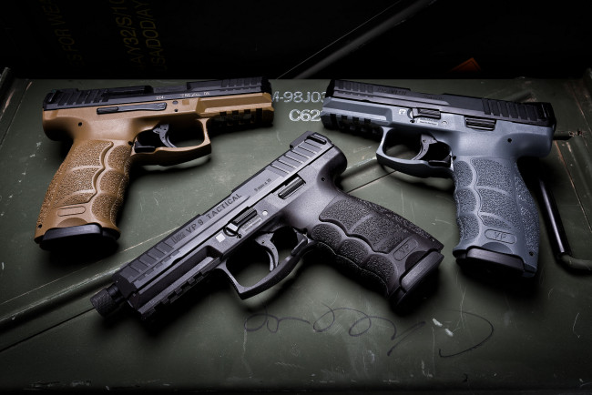 Обои картинки фото hk vp9 fde, оружие, пистолеты, ствол
