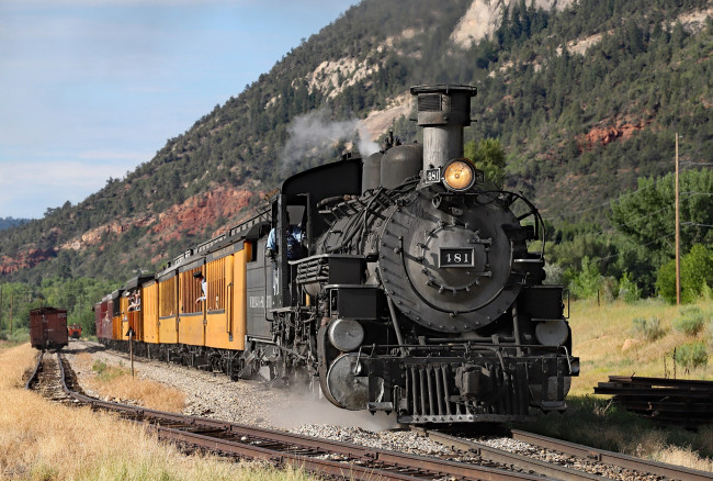 Обои картинки фото техника, паровозы, состав, локомотив