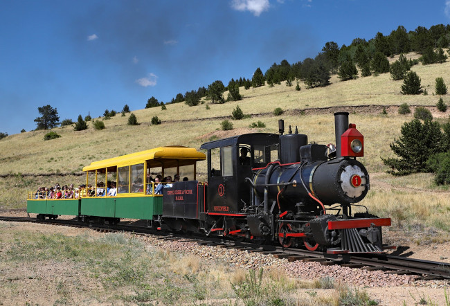 Обои картинки фото техника, паровозы, локомотив, состав