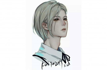 Картинка рисованное люди ван ибо лицо