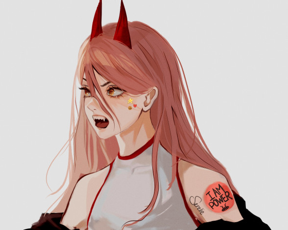 Обои картинки фото аниме, chainsaw man, chainsaw, man