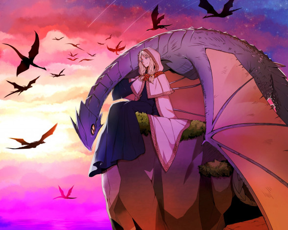 Обои картинки фото аниме, mahou tsukai no yome, невеста, чародея