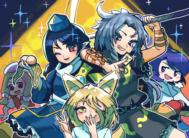 Обои картинки фото аниме, touhou