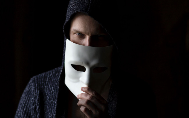 Обои картинки фото мужчины,  unsort, глаза, маска