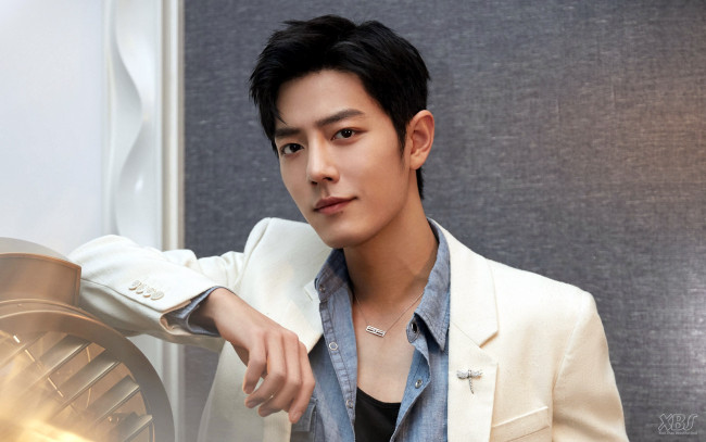 Обои картинки фото мужчины, xiao zhan, актер, лицо, пиджак, рубашка