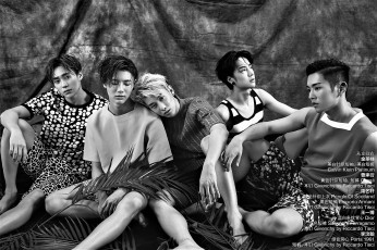 Картинка музыка uniq парни группа пальмовые листья