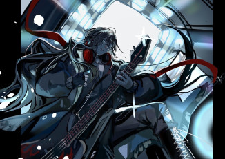 Картинка аниме mo+dao+zu+shi вэй усянь гитара