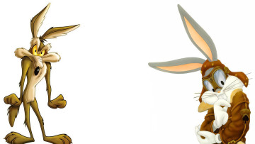 обоя мультфильмы, looney tunes, bugs, bunny