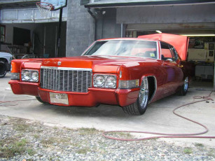 Картинка cadillac coupe deville автомобили