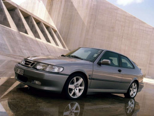 Картинка saab aero coupe 2002 автомобили
