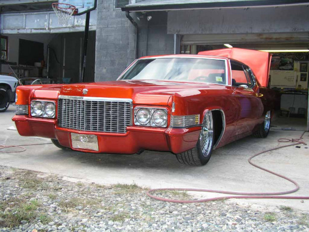 Обои картинки фото cadillac, coupe, deville, автомобили