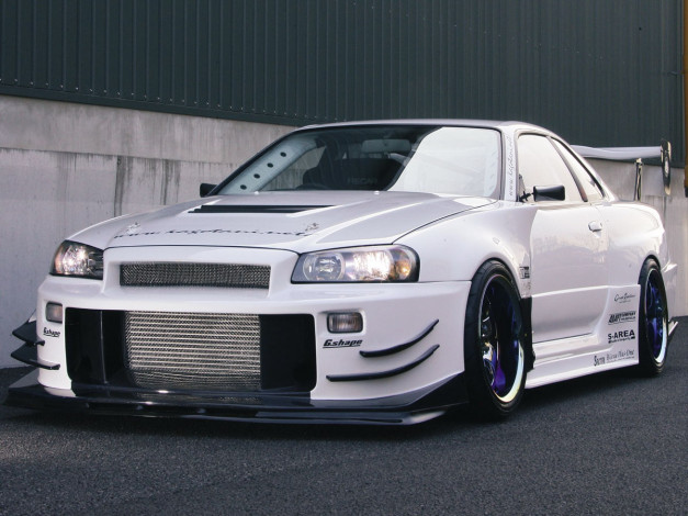 Обои картинки фото nissan, skyline, bnr34, автомобили, datsun