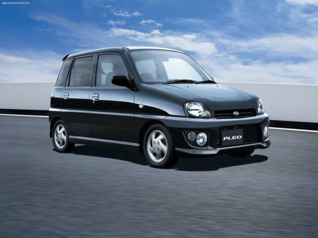 Обои картинки фото subaru, pleo, 2005, автомобили
