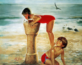 Картинка рисованные дети