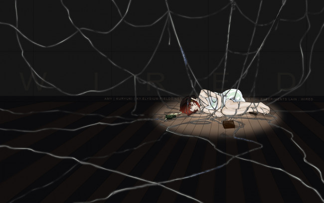 Обои картинки фото аниме, lain