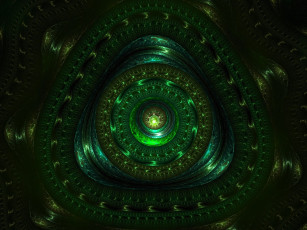 Картинка 3д графика fractal фракталы фрактал цвета узор